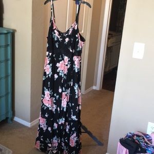 Torrid size “3” maxi dress. Floral